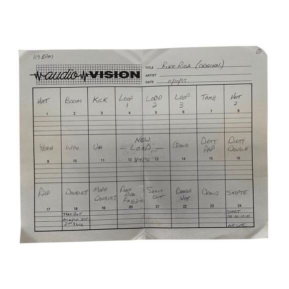 Hip Hop Artist FRAZE Ruff Ride Studio Audio Master Tape produced by Disco Rick - Picture 5 of 8